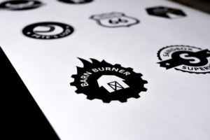 Badge and sticker design