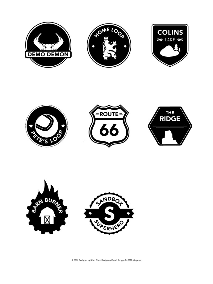 Badge and sticker design