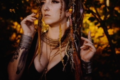 Tattoo and Dreadlock Fashion Portrait