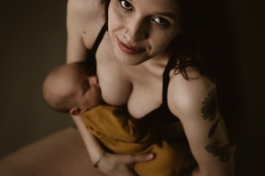 Mom and baby portrait session